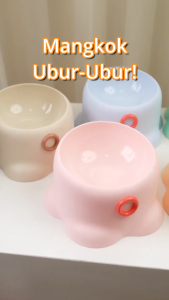 Hobilic Tempat Makan Mangkok Bowl Makan Kucing Lucu Anti Semut Model Ubur-Ubur