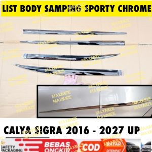 List Body Samping Calya Sigra 2016 2018 2024 2025 2026 2027 Sporty Cover Chrome