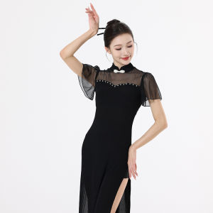 FULLBELIEF | Đầm Biểu Diễn Cheongsam Phong Cách Trung Quốc có Ren