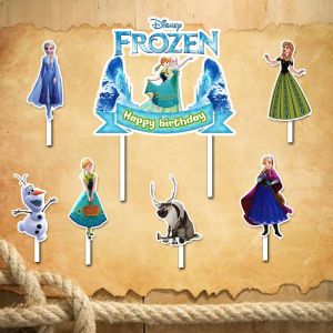 Topper cake Frozen hiasan kue ulang tahun happy birthday
