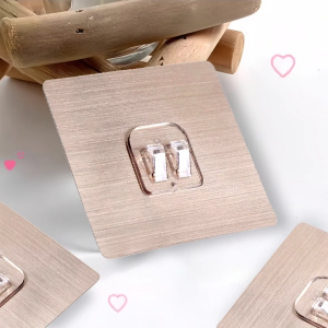 GYN Gantungan Tempelan Hook Premium/ Tempelan Dinding 8x8cm Super Kuat Hook Kait Rak Sudut Serbaguna