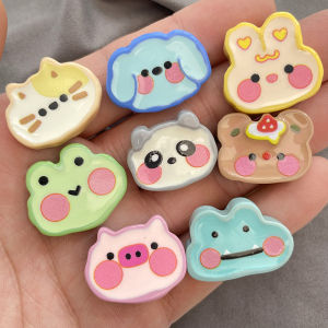 5/8/10Pcs Mini Crocodile Frog Rabbit Dog Cat Bear Panda Animal Resin Fridge Magnets Strong Magnetic for Photo Message Home Decor