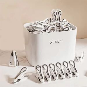 Windproof Clothespins Air Drying Clothes Socks Underwear Fixed Pins Household Small Clips Food Snack Bag Sealing Clips