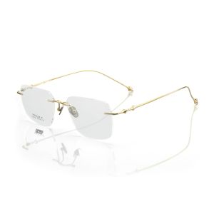 Evil Pet | Lightweight Rimless Titanium Prescription Blue Light Blocking Glasses