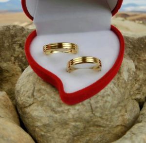 Cicin Couple Titanium Cincin Pasangan Free Kotak Bergaransi 2tahun