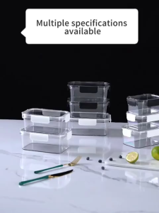 Food Storage Container With Cover Lunch Bento Kitchen Seal Box Fridge Airtight Fresh - Keeping Box