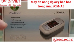 Máy đo nồng độ oxy bão hòa trong máu iOM-A3