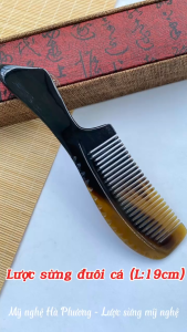 Lược sừng đuôi cá (size: L-19cm) chải tóc gỡ rối tránh rụng tóc