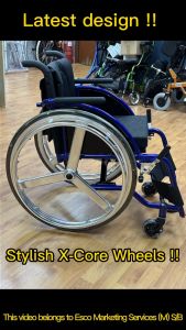 Esco Sport Wheelchair/Leisure Wheelchair/Stylish Wheelchair