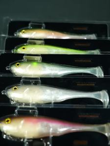 KINGDOM TSUNAMI Soft Lure 170mm 55g Sinking T -Tail Swimbait 3D Fish Eyes Realistic Bait Bass Pike Freshwater Saltwater Fishing