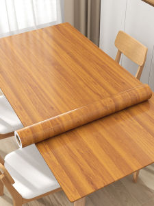 Băng Keo Dán Bàn Ăn Chống Thấm Nước Chống Dầu Chống Cháy Có Họa Tiết Gỗ Đơn Giản Hiện Đại Phòng Làm Việc PVC Trang Trí Nhà