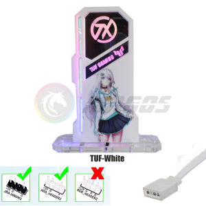 Graphics Card Protector Holder Prevent-Falling Equipment Vertical Mirror Design Brand Belief Logos Option 5V RGB AURA SYNC