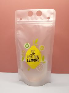 Disposable Handheld Beverage Bag Milk Tea Packaging Bag Takeaway Boxed Drink Self-Sealing Plastic Bag Customizable Gift Bag