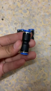 SANG - A  ข้อต่อลม 2 ทาง ข้อต่อลมนิวเมติกส์ ข้อต่อตรง ลดขนาด เสียบสายลม ขนาด 4 มิล - 12 มิล