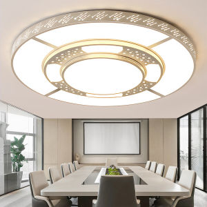 RUILUO | Large Round Ceiling Light Modern and Simple Design