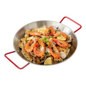 onlycook | Stainless Steel Paella Pan Flat Bottomed