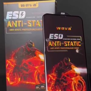 ฟิล์มกระจกสำหรับ iPhone ESD รุ่น 15Pro Max, 15Plus, 15, 14, 14Pro/14, 13Pro/12Pro Max/12Pro/12/11/XR คุณพูดคุยด้วย ความสามารถ รองรับทุกวัน