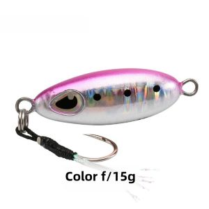 ALLBLUE Iron Plate Lure Night Glow Freshwater Saltwater Fishing Artificial Bait for Bass Perch Trout Sea Fishing Gear