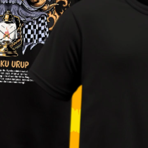 Tshirt Kaos Kesenian Indonesia Hidup Itu Menyala Urip Iku Urup - Wasteland