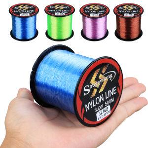 Sougayilang COD Senar Pancing Nilon 4 Warna 500M 11-36.3LB Terdiri dari Uji Sutra Mentah Impor Tarik Hingga Fishing Lines Joran Pancing.