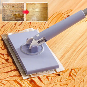 ไม้ถูพื้นแบบแฮนด์ฟรีสำหรับพื้น/หน้าต่าง ° ม๊อบถูพื้นหมุนได้สำหรับทิชชู่เปียกอุปกรณ์ทำความสะอาดครัวในครัวเรือน