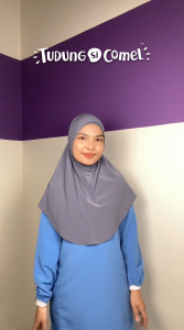 Set A Tudung Sekolah Awning Lembut Lycra Korea By Tudung Si Comel (TSC)