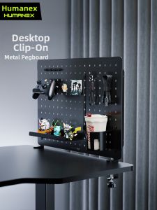 HumaneX | Wall-Mounted Desk Organizer with Clamping System
