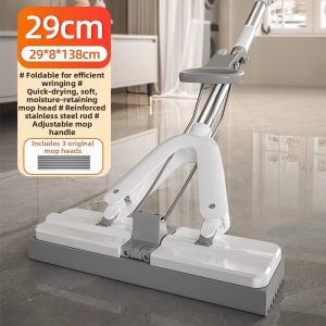 Hands-free One-pass Cleaning Mop