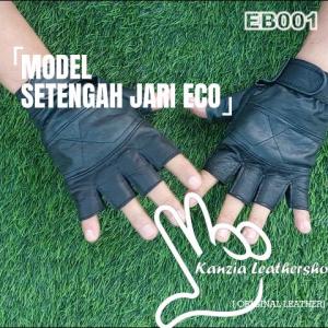 Kanzia Leathershop Sarung Tangan Setengah Jari XPROMO