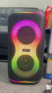 ลำโพงบลูทูธคาราโอเกะ GD-2639 ดอก 6.5"x2 สเตอริโอ เสียบไมค์ได้ ฟรีไมค์ไร้สาย+รีโมท ปรับเสียงครบ ไฟ LED RGB วิ่งรอบลำโพง เปลี่ยนสี เพิ่มบรรยากาศงานเลี้ยง