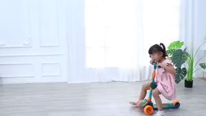 XE TRƯỢT SCOOTER CHO BÉ - XE CHÒI CHÂN CHO BÉ - CÓ NHẠC VÀ ĐÈN - BẢO HÀNH 12 THÁNG