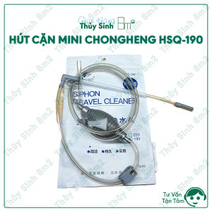 Bộ Thay Nước Hút Cặn Mini Hồ Cá CHONG HENG HSQ-190 | Phụ Kiện Thủy Sinh | 8m2