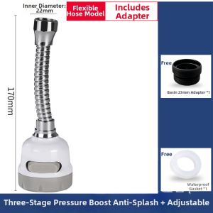 Anti-Splash Water Saving Faucet Aerator Extended Sprayer