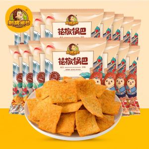 Crunchy Spicy Sichuan Pepper Rice Cracker Snack for Office Workers Binge Watching Craving Relief Dormitory Treat Hogs Will Love