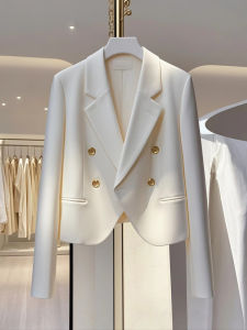 QFN | 2026 Fall New White Short Chanel Style Office Blazer Ladies