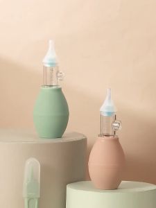 Baby Nasal Aspirator 十月结晶婴儿吸鼻器 Penyedut Hidung Bayi Silikon Lembut Newborn Silicone Nose Cleaning Tool Safety Nose Cleaner