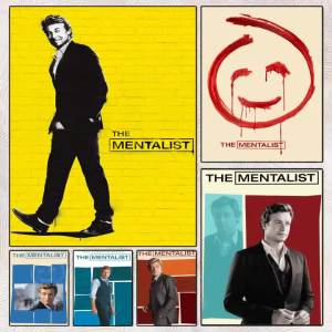 Movie T-The Mentalist Painting Calligraphy Aesthetic Canvas Wall Poster Modern Room Bedroom Cafe Wall Artwork