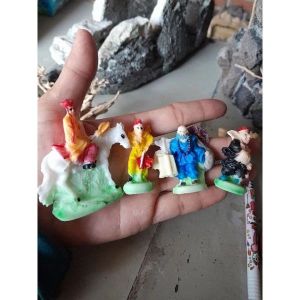 Bộ Tượng Tây Du Ký Thầy Đường Tăng Trang Trí Tiểu Cảnh Hòn Non Bộ Bể Cá