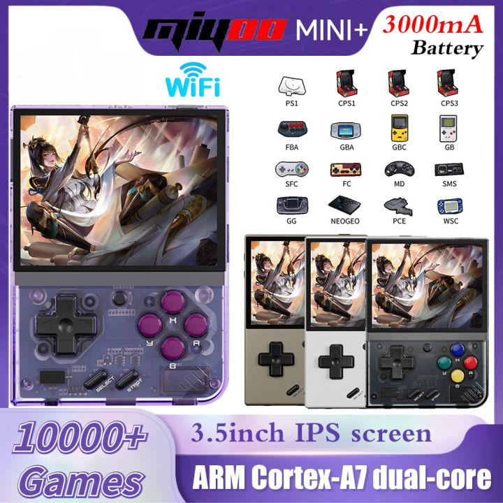 Original Miyoo Mini Plus Portable Retro Handheld Game Console 3.5-inch ...
