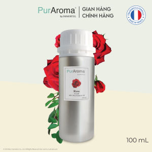 (Chai Lớn) Tinh dầu HOA HỒNG nguyên chất PurAroma by IMMORTEL - Chính hãng Pháp