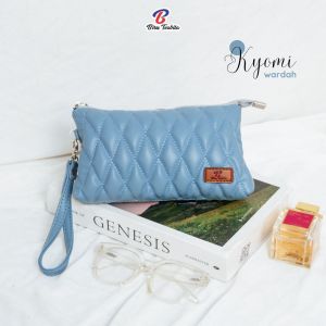 COD KYOMI Dompet / Pouch Wanita Cantik Murah bahan Chocoly waterproof BY BIRU TSABITA