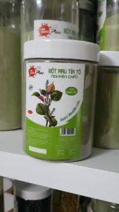 Bột tía tô nguyên chất (Hộp 250g) bột rau tía tô cho người bị gút ho hen mụn trứng cá bột rau củ sấy lạnh