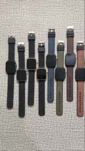 Infinitytime Jam Tangan LED Watch SLT-3642 Digital Cowok Cewek Strap Silicone Kombinasi PU Leather