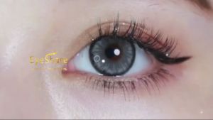 DIAMOND 1 pair blue color contact lenses big eyes 14.5mm GRAY color contact lens yearly use