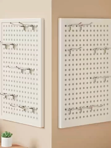 Pegboard Wall Organizer Shelf Heavy Duty Versatile Tool Storage Rack for Kitchen Garage Craft Room