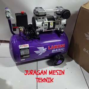 Mesin Kompresor Oilless Lakoni Basic 550 MLS High Speed 25 Liter 0.75 HP