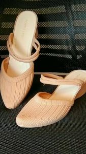 Porto Lady Bat Sandal Wedges Karet Jelly Selop Wanita Casual Lentur Ukuran 36-40