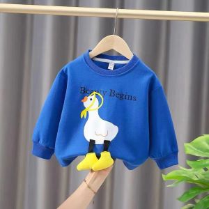 เสื้อผ้าเด็ก ชุดขนาด จั๊มเปอร์คอกลม หลวม แฟชั่นฤดูใบ ไม้ผล และ ฤดูใบ ไม้ร่วง สำหรับ 0-6 ปี