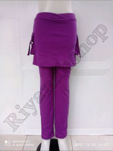 celana senam rokkantong putih celana wanita olahraga/fitnes /zumba/airobic/gym