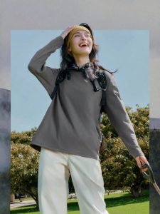 Beneunder | Warm Thermal T-Shirt Loose Fleece Sweatshirt